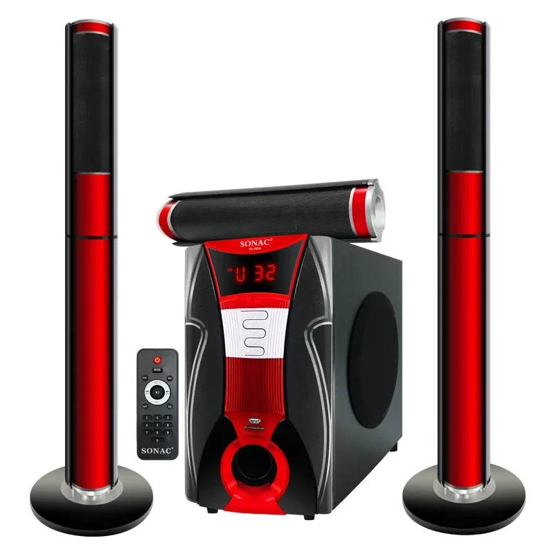 

SONAC TG-Q03A USB SD FM DVD система домашнего кинотеатра сабвуфер динамик 5,1 Домашний кинотеатр