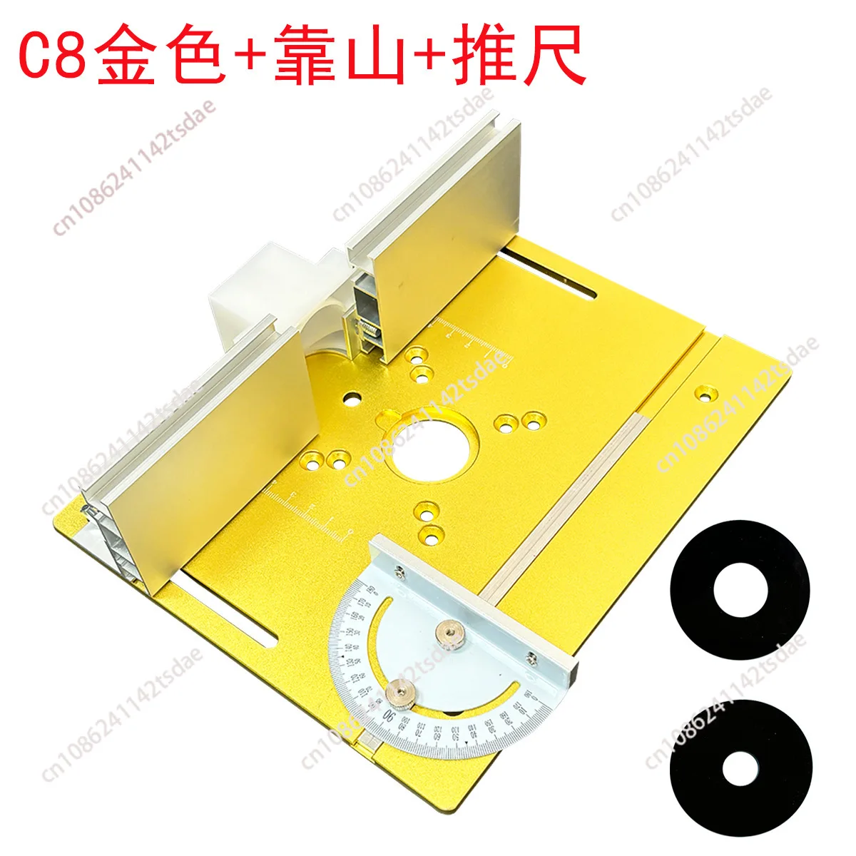 C8 woodworking small gong machine trimming machine flip-chip lifting table large slotting tenon flip-chip countertop