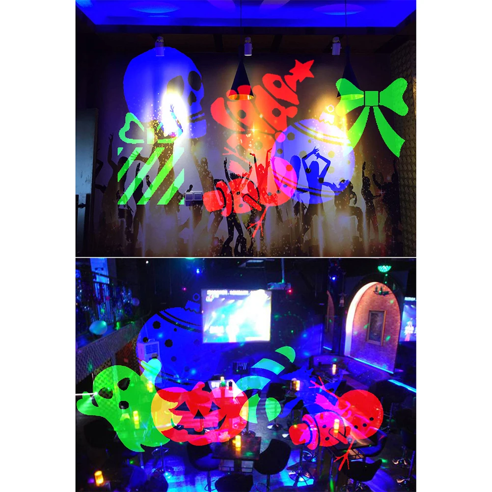 

12 Christmas Pattern Projector Lights LED Moving Outdoor Spotlight Decorative Holiday Light Projector Christmas Lamp
