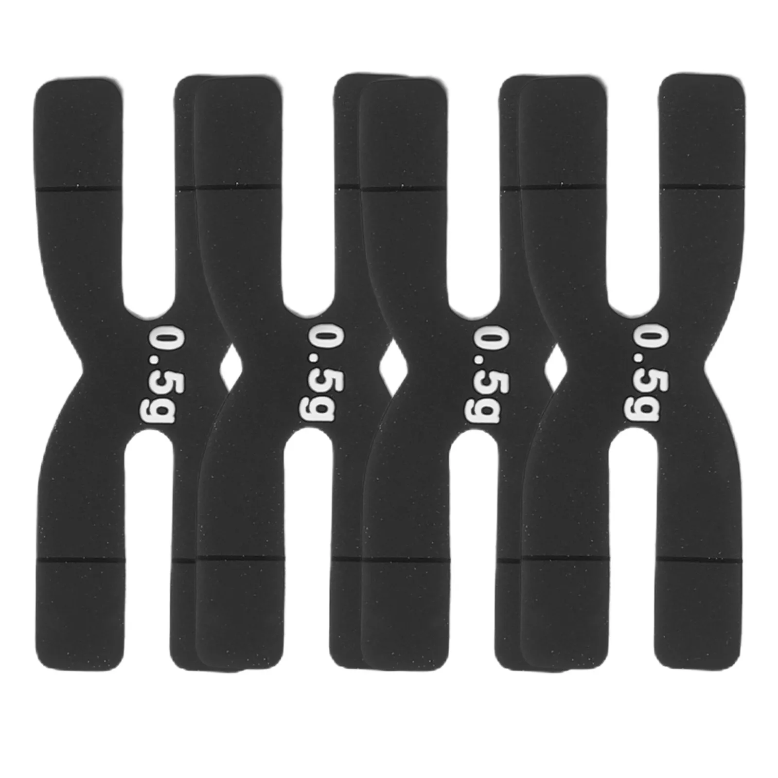 

4 шт. силиконовые утяжелители для бадминтонных ракеток, H-образные вставки для улучшения стабильности и мощности, простая установка