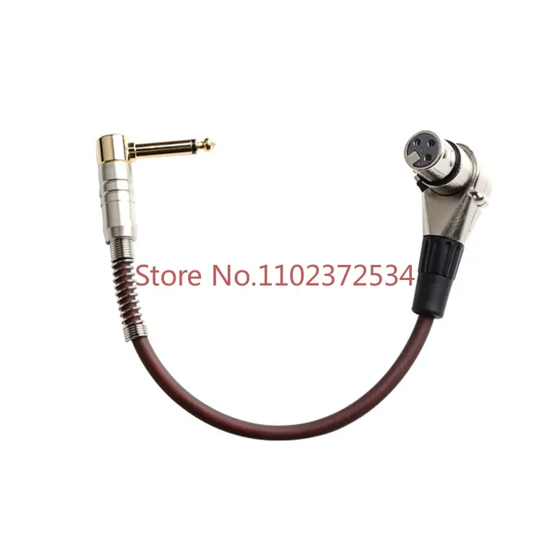 

6.5 Elbow to C-anon Elbow Large 2-core to C-anon Female Right Angle Curved 6.35 Audio Microphone Signal Line