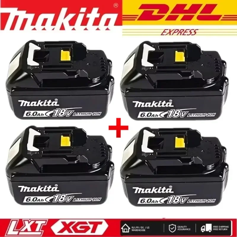 100% Original Makita 18v battery for  BL1850 BL1850B BL1860 BL 1860B BL1830 BL1815 BL1840 LXT400 6.0Ah for makita tools drill