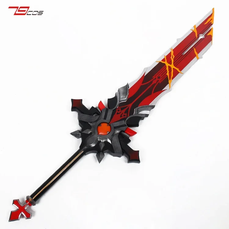 Game Genshin Impact Razor Sword Wolf's Gravestone Complex Version Cosplay  Weapons Halloween Christmas Fancy Party Accessories