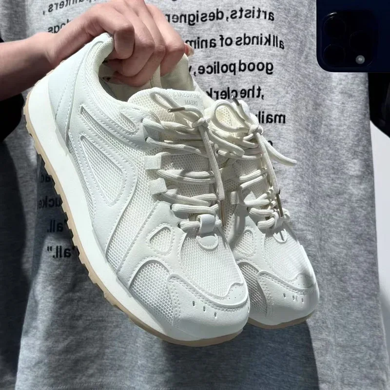 

Мужские дышащие повседневные кроссовки Running oes для папы, осенняя коллекция, новинка 202, удобный верх с круглым носком