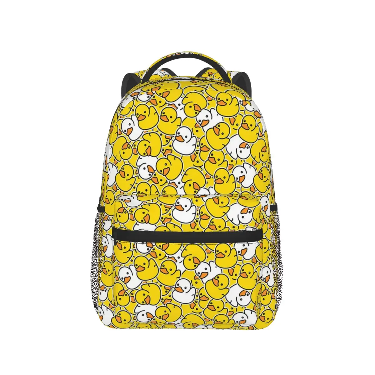 

Little Yellow Duck Pattern Backpack Hot Sale Daypack Large Capacity Kids BookBag School Bag Shoulder Bags for Men Women