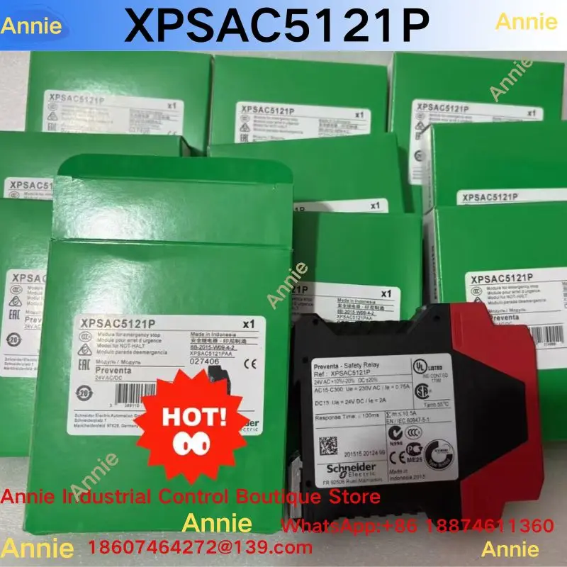 Brand-New Safety Relay XPSAC5121P - High-Quality Automation Component for Enhanced Safety