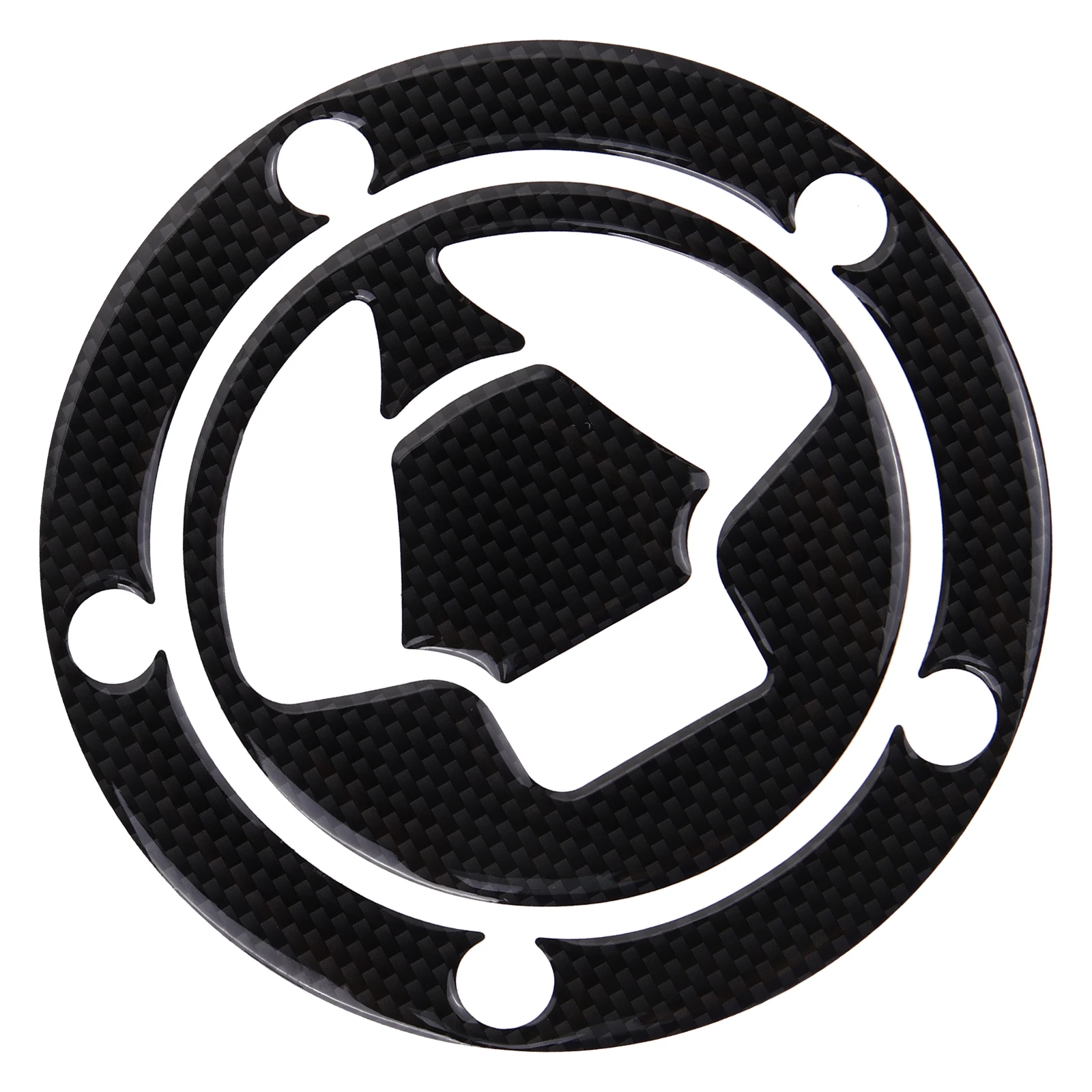 

Motorcycle Gas Tank Cap Sticker Fuel Protector Decal Carbon Fiber Oil Tank Pad Rubber Decor Fuel Cap Cover Protector Stickers