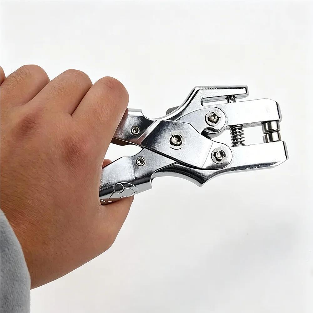 101-teiliges Dual-Purpose Ösenzangen-Set, tragbares Handpresswerkzeug-Set, Nietinstallations-Kit für DIY Lederbälter und Schuhe – Detail 5