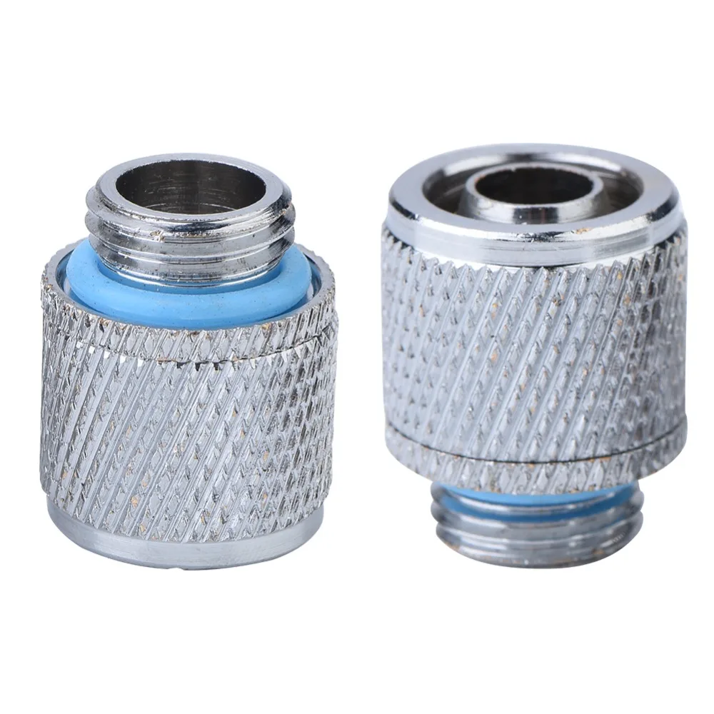2PCS G1/4 Thread 2 Points Compression Fitting Watercooling Low Resistance Durable Water Cooling Compression Fitting