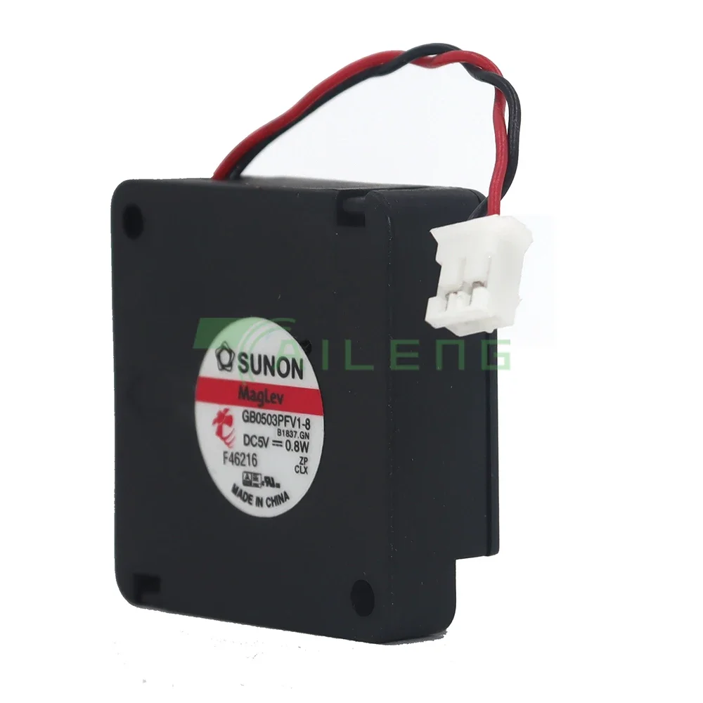 ВЕНТИЛЯТОР для SUNON GB0503PFV1-8 B1837.GN DC 5 В 0,8 Вт 30X30X10 мм серверный квадратный вентилятор