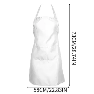 8 최고의 판매 앞치마 화이트 - №3