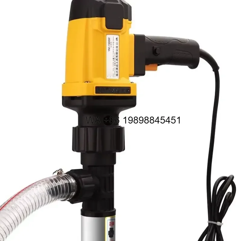 Wmwmnu for Oil Wine High Viscosity Stainless Steel Liquid Ketchup Drum Pump Honey Engine Oil Barrel Stick Transfer