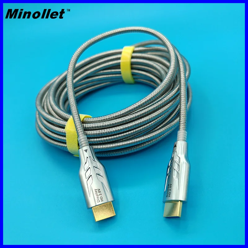 Project grade armored optical fiber cable HDTV 2.1 8K@60Hz 48Gbps For HDTV Box Projector PS4 PS5 Ultra High Speed Computer