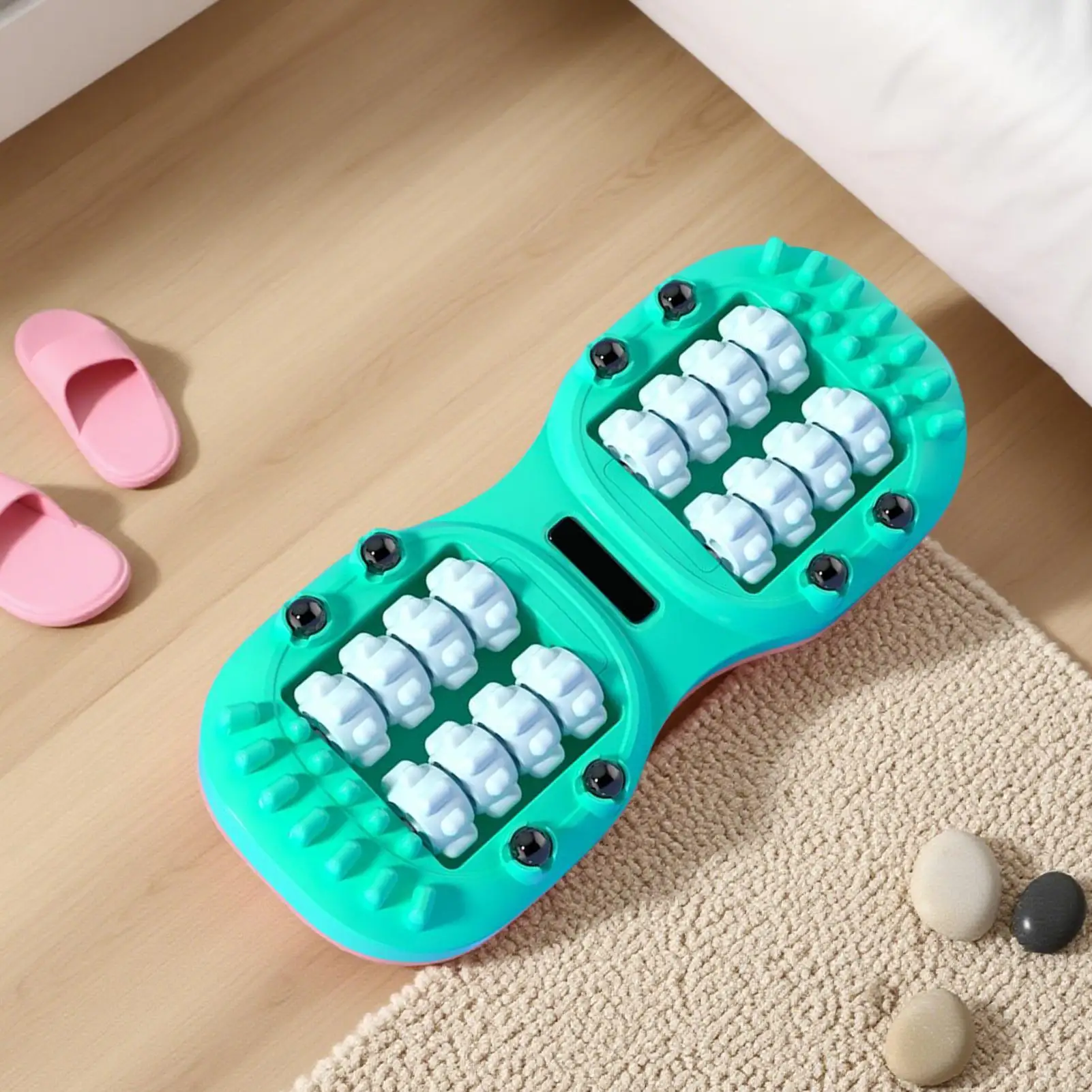Foot Roller Trigger Point Foot Massager Double Roller Trigger Point Massage Relief For Muscle Legs Back Neck Home Women Men