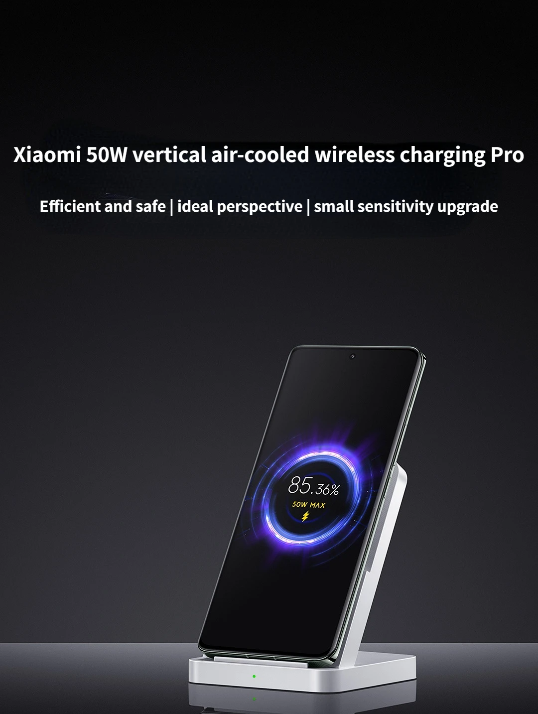 Xiaomi-iPhone用ワイヤレス垂直空冷スタンド,50W, 12s ultra,急速充電