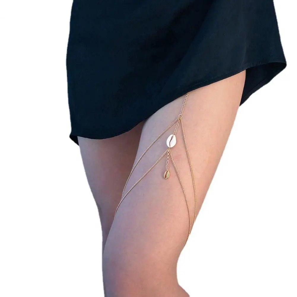 Stylish Body Chain  Elastic Band Hypoallergenic Leg Chain  Summer Women Girls Dress Skirt Body Chain