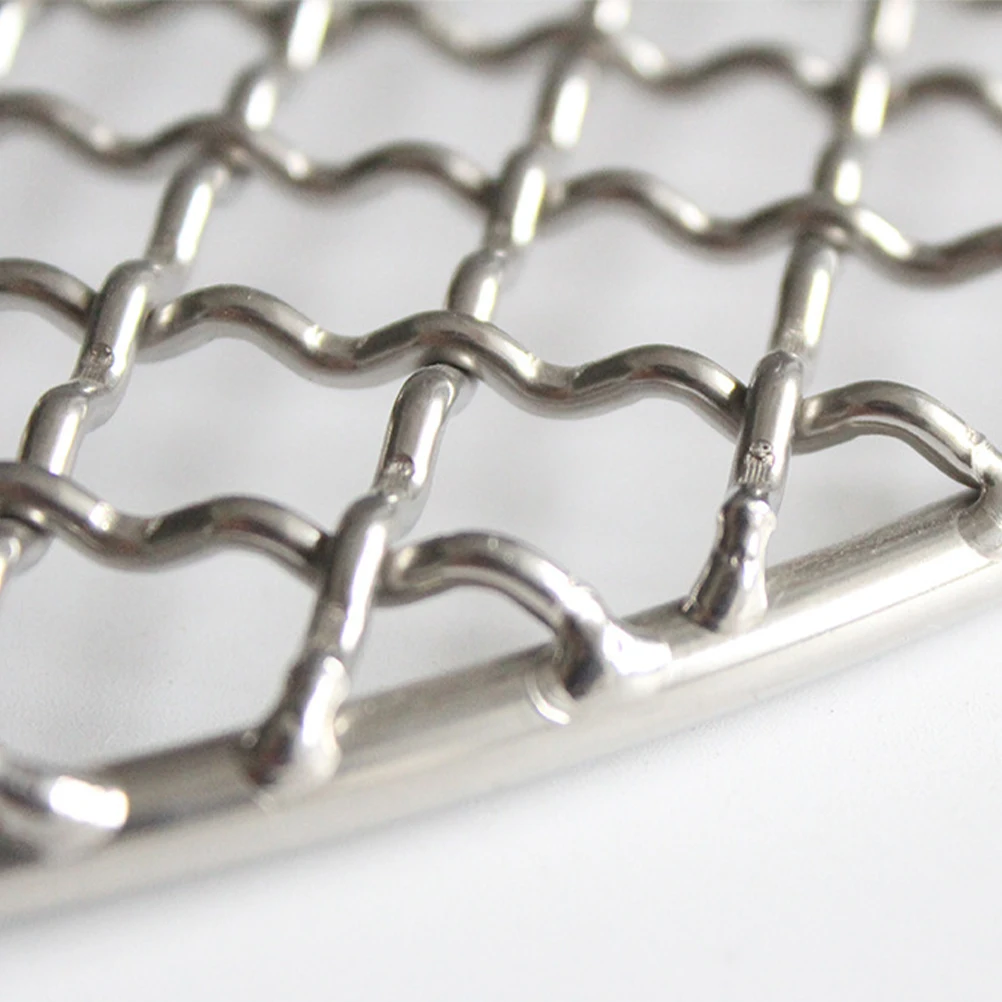 

Stainless Steel BBQ Grates Round Grill Nonstick Outdoor Cooking Garden Grid Easy Clean Practical Safe Use