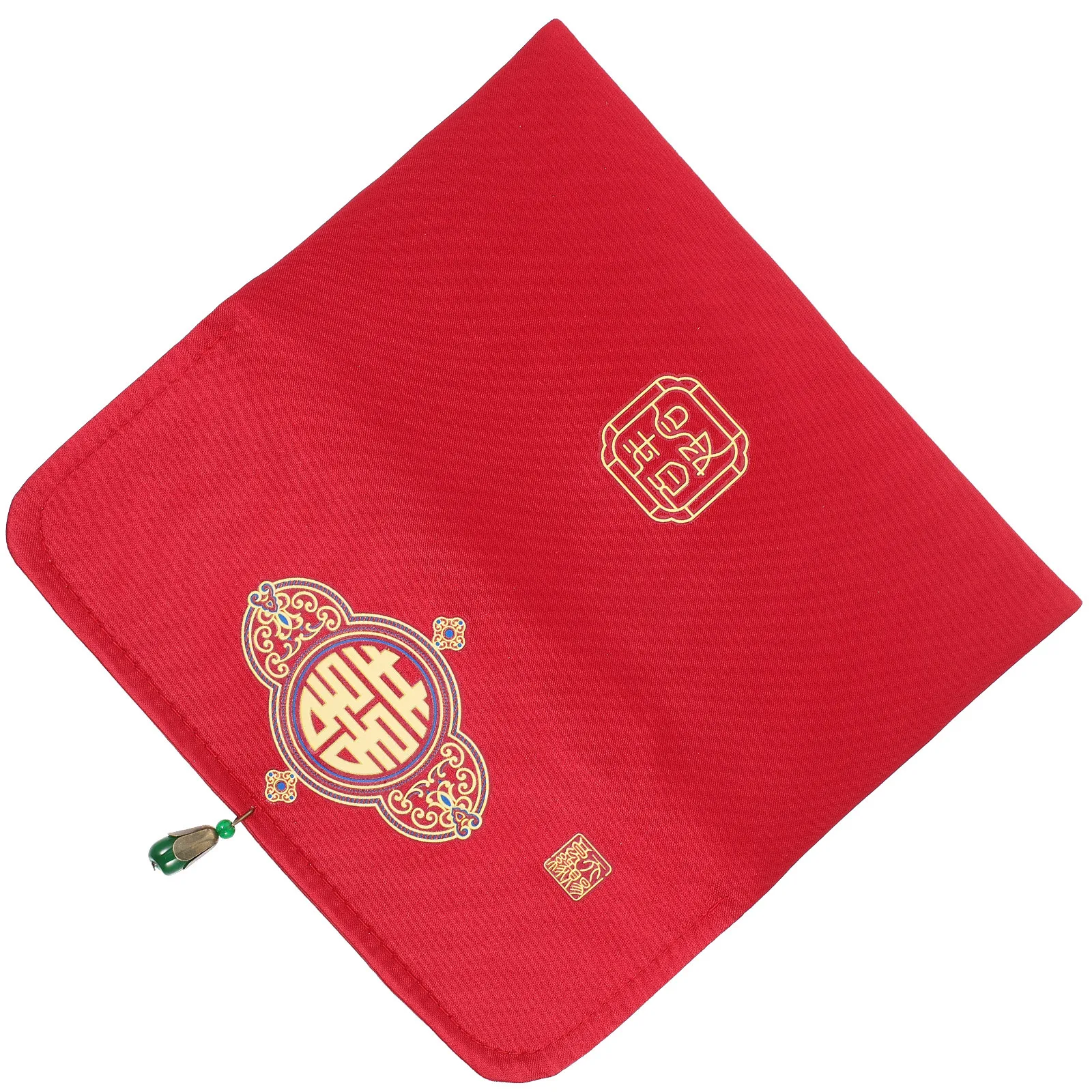 

Красный конверт из парчи в китайском стиле для свадебных подарков, многофункциональные красные конверты для китайской свадьбы и праздничного декора