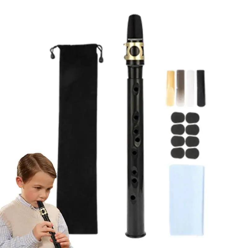 Pocket Saxophone Kit Portable Mini Saxophone Instrument For Beginners Instrument Tool For Stage Performance Daily Practice And