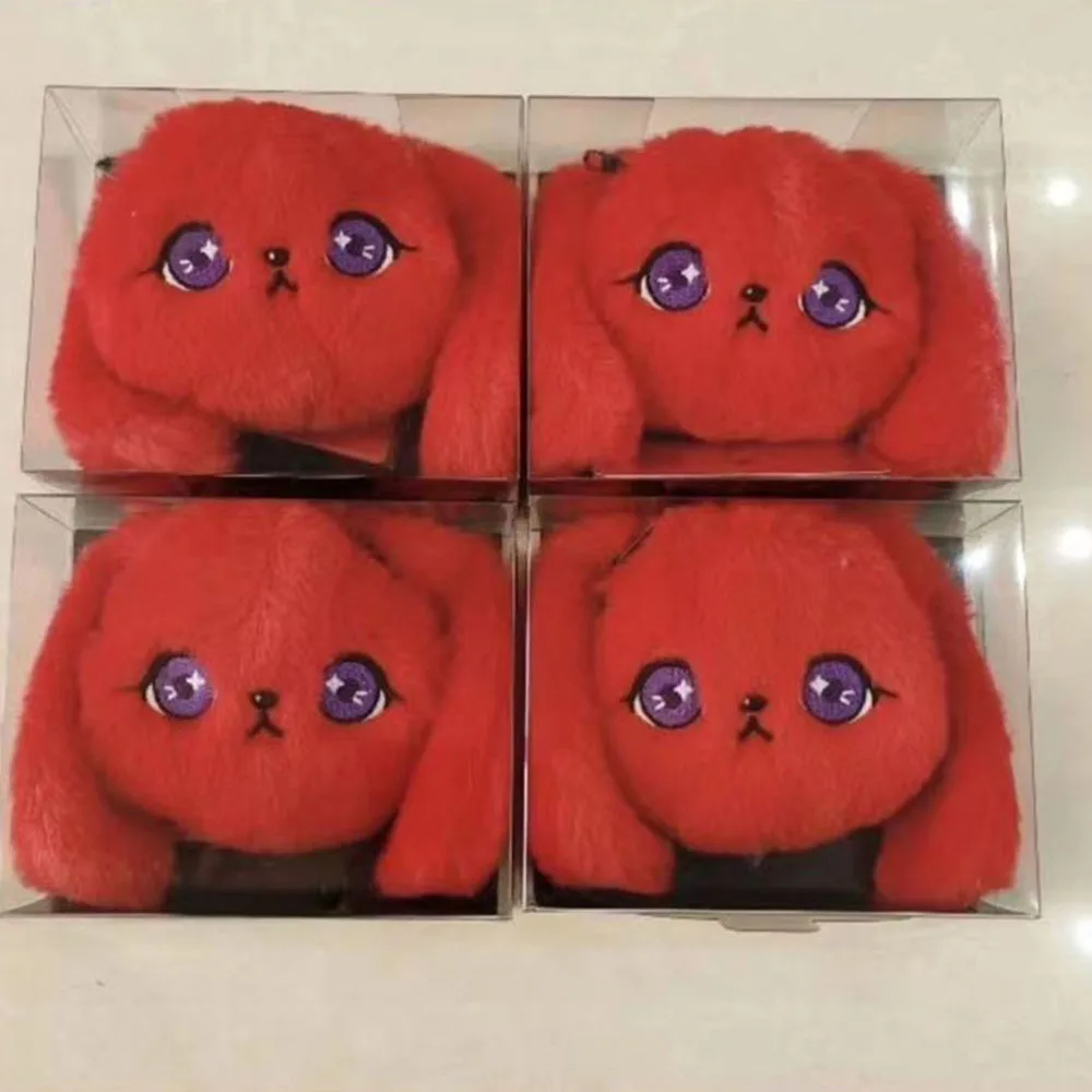 

35CM KPOP (G)I-DLE YUQI POP-UP Gigi Stuffed Doll Cartoon Red Rabbit Head Throw Pillow Room Bed Sofa Sleeping Cushion Fans Gifts