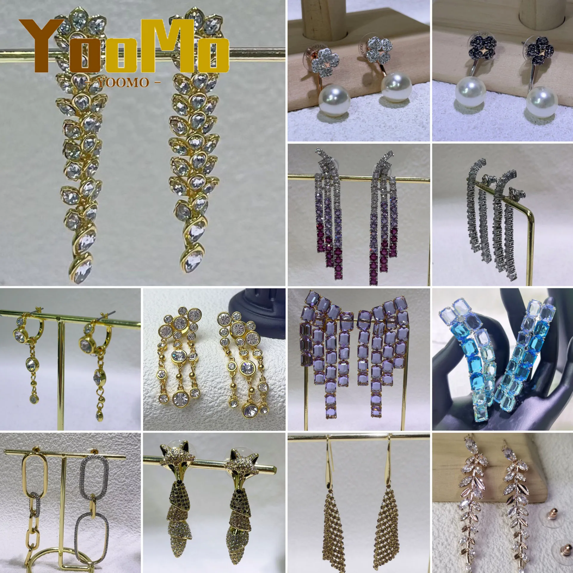 

Earring New Sales Trend High Quality Luxury Brand Jewelry Original Shiny Cut Christmas Birthday Party Engagement Gift for Women