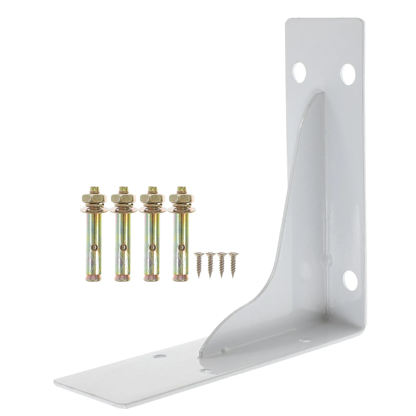 

Кронштейн для полки из нержавеющей стали, сверхпрочный, для настенных полок, для самостоятельной сборки, для книжных полок, угловой, L-образный