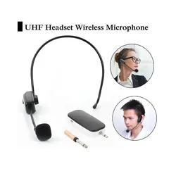 K31 UHF 2 IN 1 Handheld Wireless Microphone Headset Head-Wear Mic 30M Range Volume Amplifier for Speech Teaching