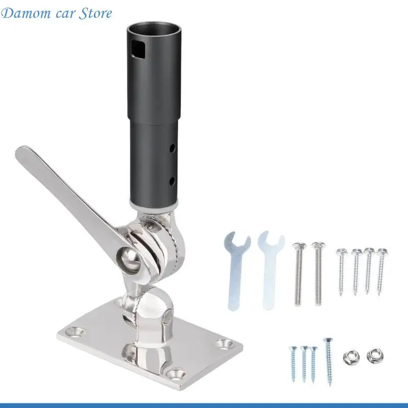 

A2UC Antenna Mounting with Bolt Adjustable Antenna Base Mount Antenna Mount Accessories for Marine Easy Installation