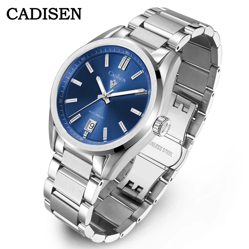 

2024 CADISEN Men's Watches Top Luxury NH35A adolescent Men Mechanical Wristwatch Automatic Watch For Men AR Sapphire Waterproof