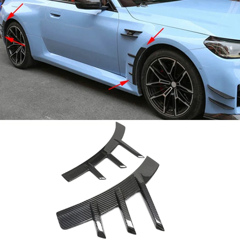 

For 2023 Bmw G87 M2 2023+ Mp Style Carbon Fiber Front And Rear Fender Trim