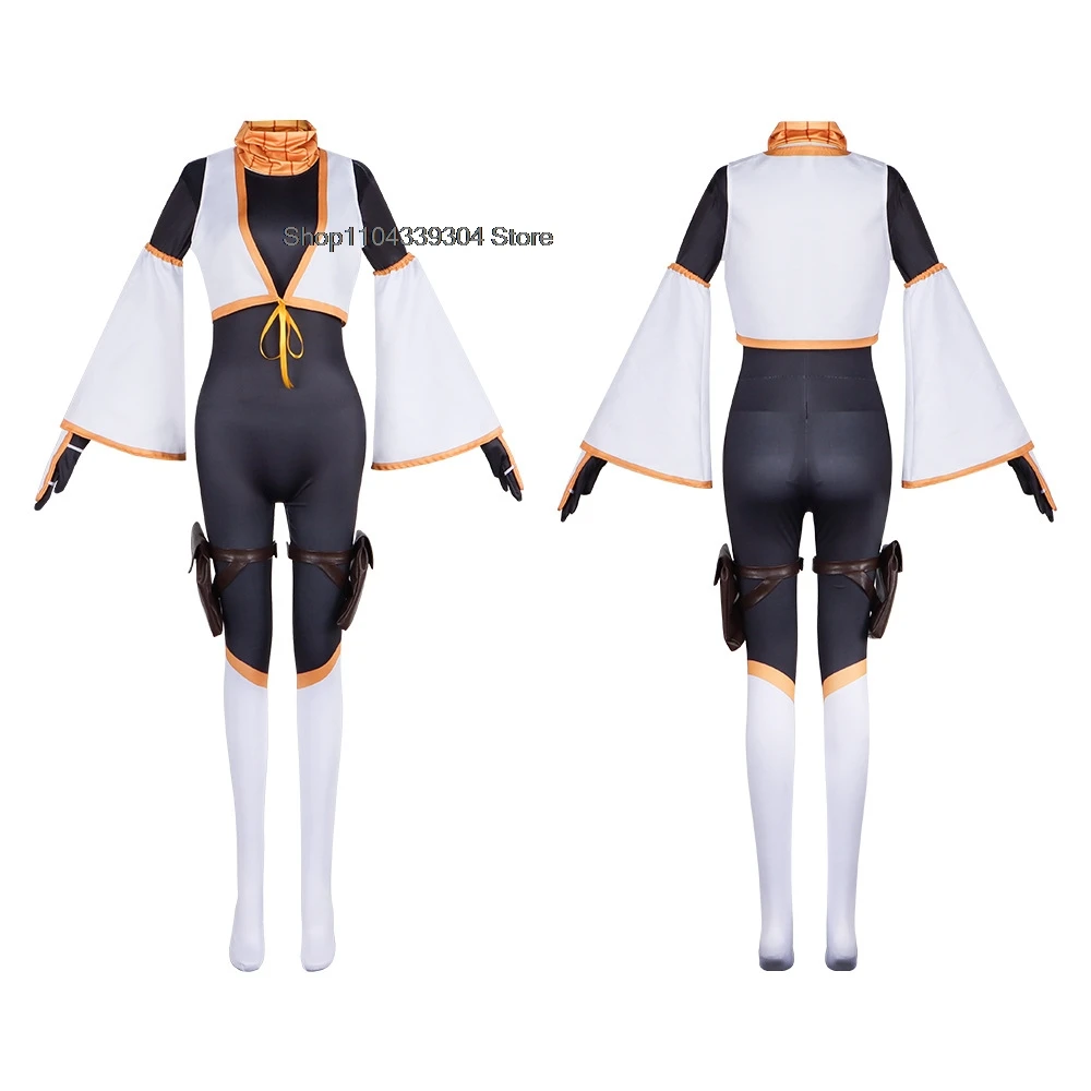 2025 New Anime I'M Living With An Otaku Neet Kunoichi Kanae Natsumi Cosplay Costume Wig Jumpsuits Uniform Woman Sexy Party Suits