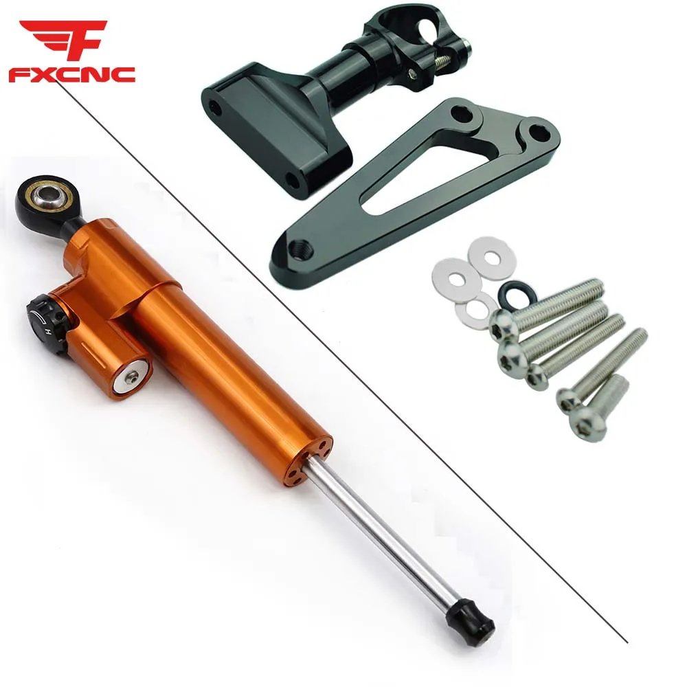 

CNC Motorcycles Steering Stabilize Damper For Honda CB600F HORNET 2007 - 2016 Bracket Mount Mounting Support Holder Kit Set