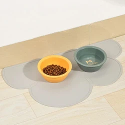 Cloud style Pet Feeding Mat for Cats and Dogs with Nonspill Nonslip Waterproof Leakage Food Easy to Clean Silicone Placemats