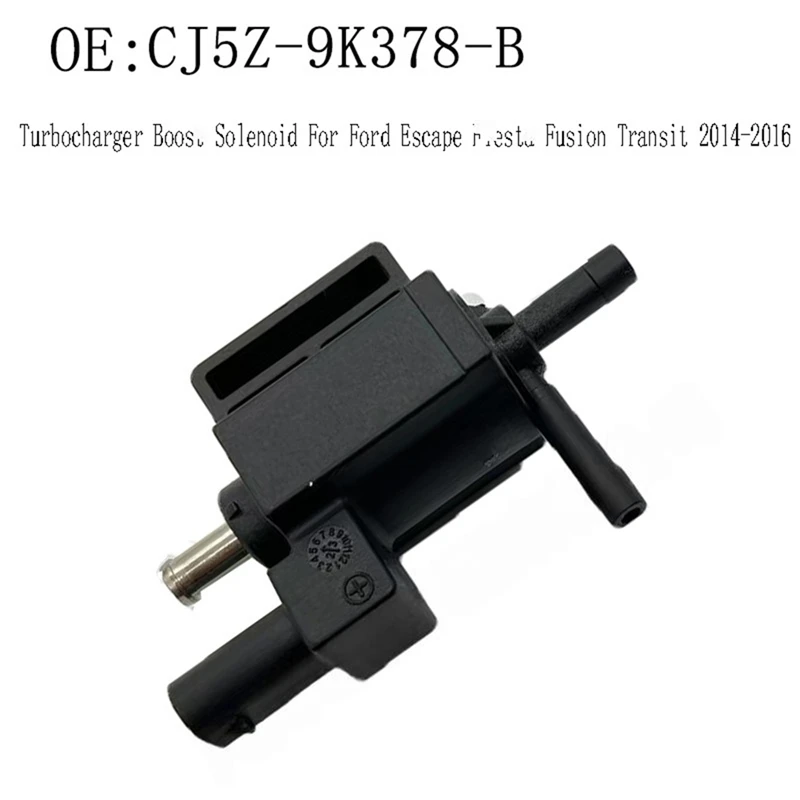 Super Sale CJ5Z9K378B Turbocharger Boost Solenoid for Ford Escape Fiesta Fusion Transit 2014-2016 Pressure Relief Valve