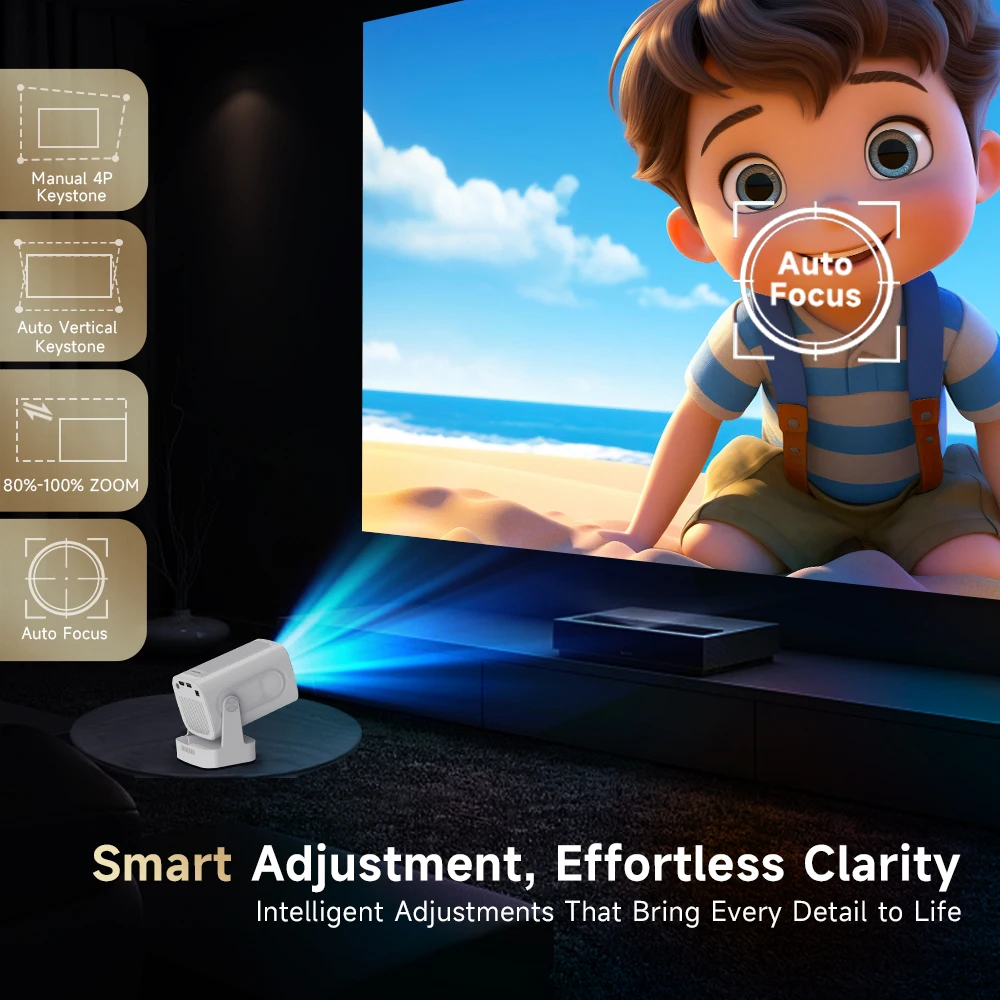 Magcubic HY310 Mini Projektor 4K HD z Autofokusem 330ANSI 1080P Android 11 Przenośna Kino Głośnik 5W Air Mouse Sterowanie Głosowe HY300 — zdjęcie produktu 5