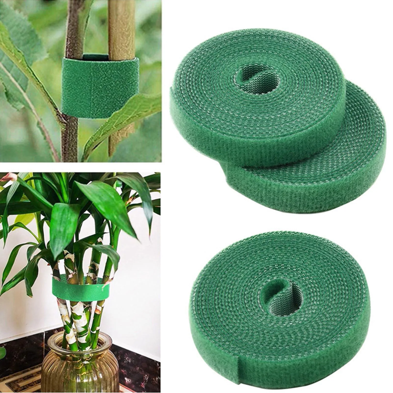 

Nylon Plant Strap 2m 10mm Wide Strap Plant Strap Hook Adjustable Plant Bracket Reusable Adhesive Tape Home Garden Accessories