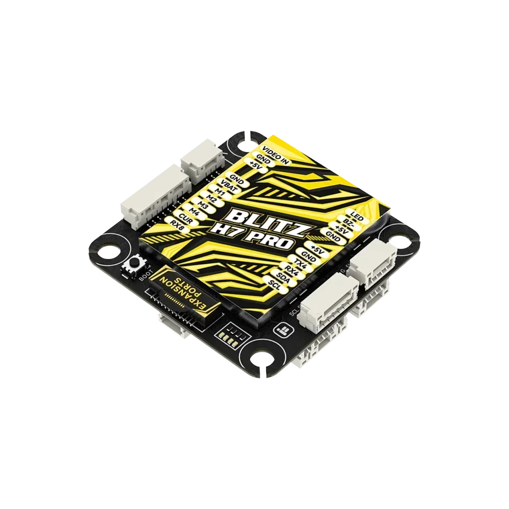 Controlador de vuelo iFlight BLITZ H7 Pro 4 - 12S STM32H743 OSD Baro Blackbox Smartaudio IRC Tramp VTX 35*35mm para piezas de drones FPV