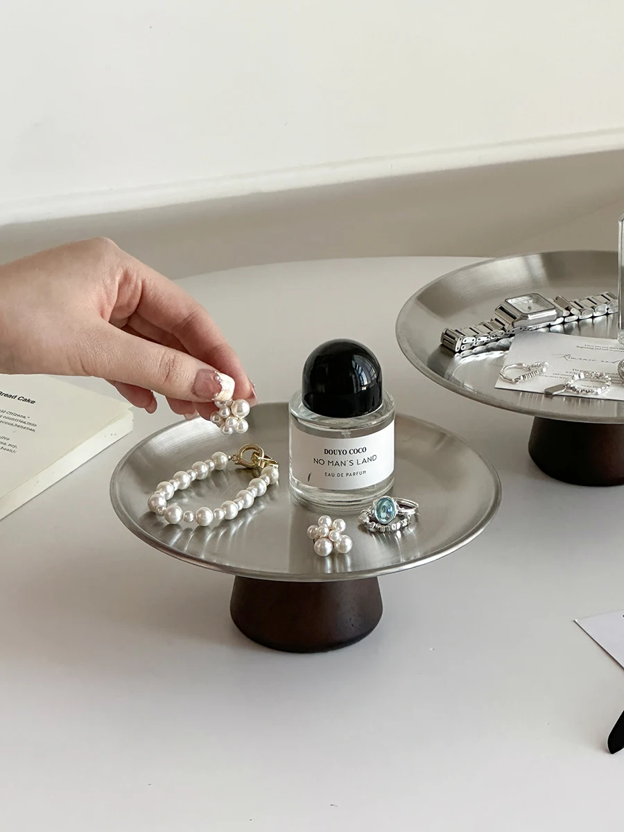 

Ele Jewelry Tray for Earrings And Nelaces Bedroom Decorative Entryway Key Storage Ornament Korean Sle Jewelry Stand