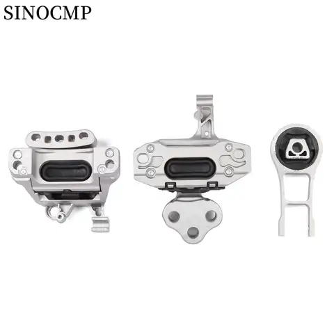 3PCS 완전한 엔진 모터 및 변속기 마운트 세트 68192831AF 68418876AB 68157441AD Jeep Cherokee 2.4L 14-19 Chrysler에 적합