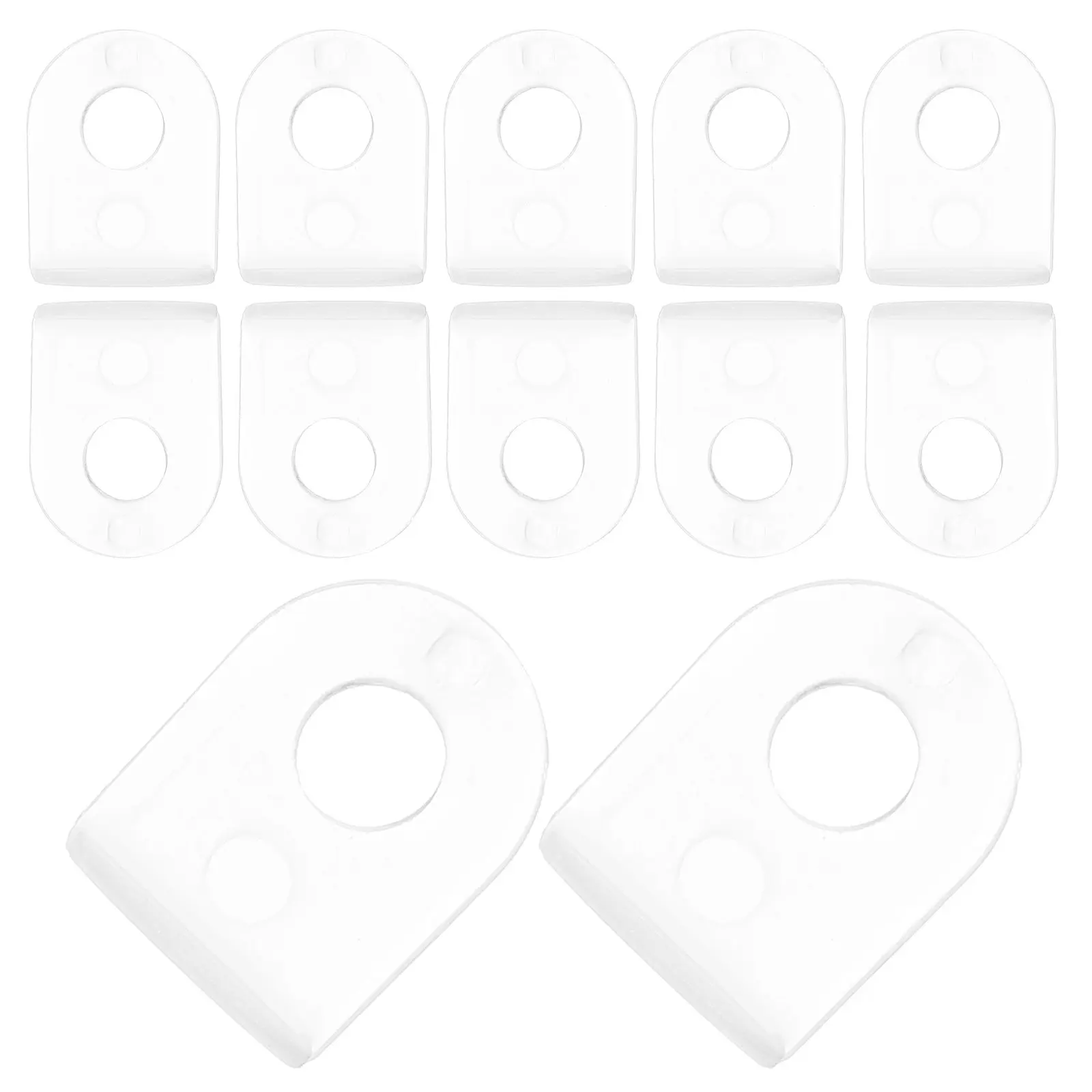 100Pcs Plastic Hanger for Poster Banner Hanging Display Hook Supermarket Advertising Ceiling Fixture