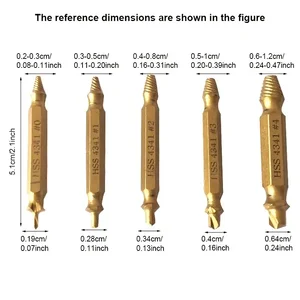 Beschädigter Schraubenextrakt, Set mit zerbrochenem Schraubendreher, Doppelkopfwerkzeug, einfaches Entfernen, Demontage, Gleitschraube, Zahnabbruchentferner 10 Hauptverkäufe von Holzschützer - №5