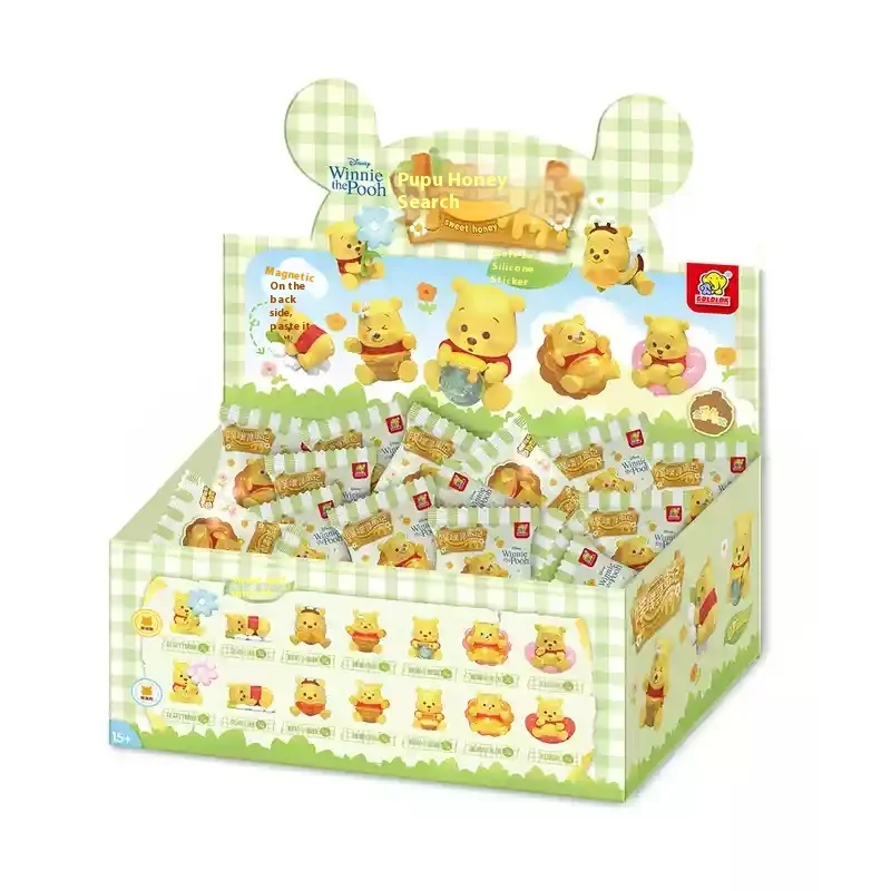 

Goldlok Pluplop Honey Hunt Магнитный милый орнамент из частиц Медведь Слепая коробка Слепая сумка Модный игровой подарок Сюрприз Слепая коробка Happy Gi