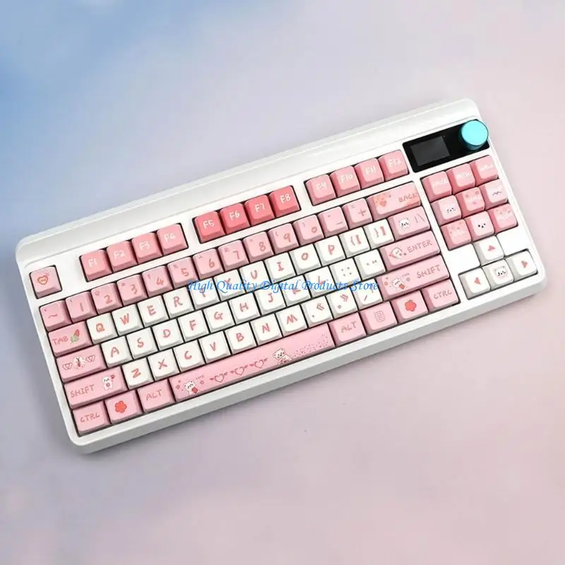 U2JE 146 Dye Sublimation KeyCap Conjunto teclados mecánicos PBT gruesos