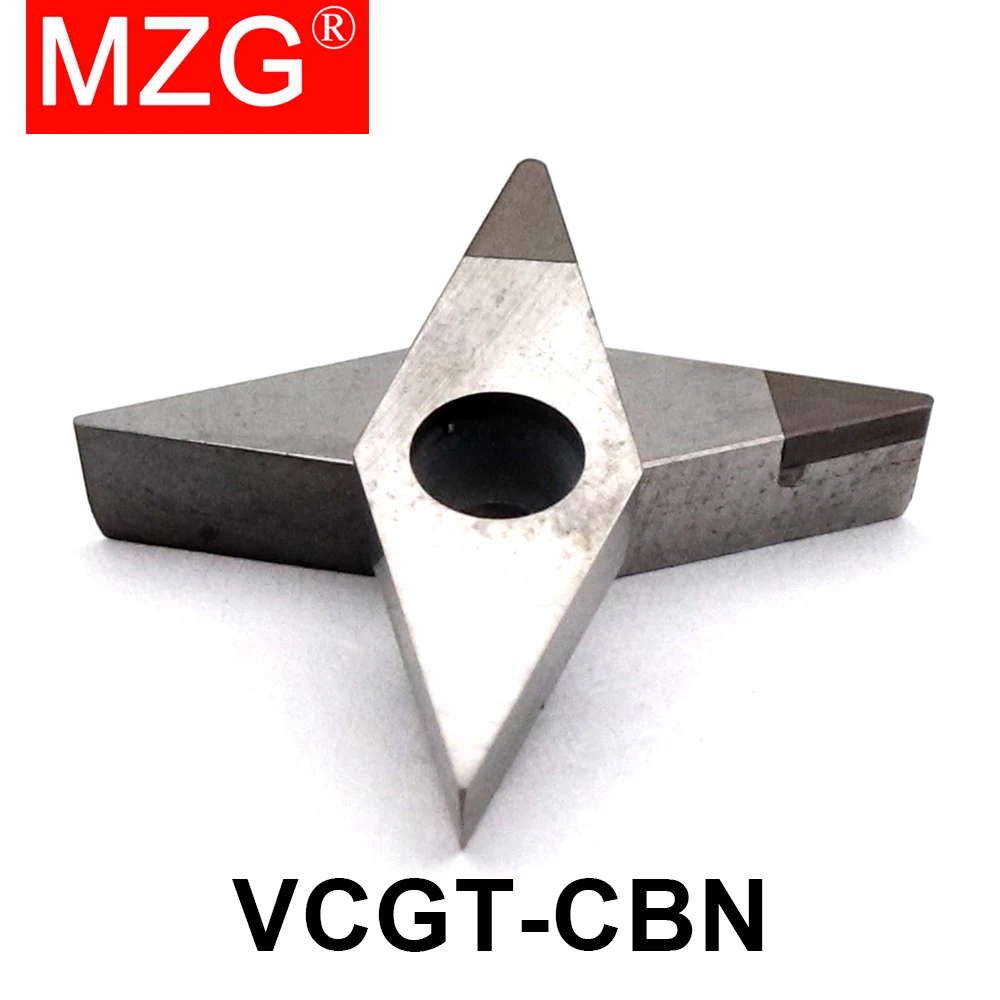 MZG 1 шт. VCGT 1103 VCGT 1604 04 08 12 PCD Резка с ЧПУ для обработки алюминия и меди Расточная токарная алмазная вставка для держателя SVXC