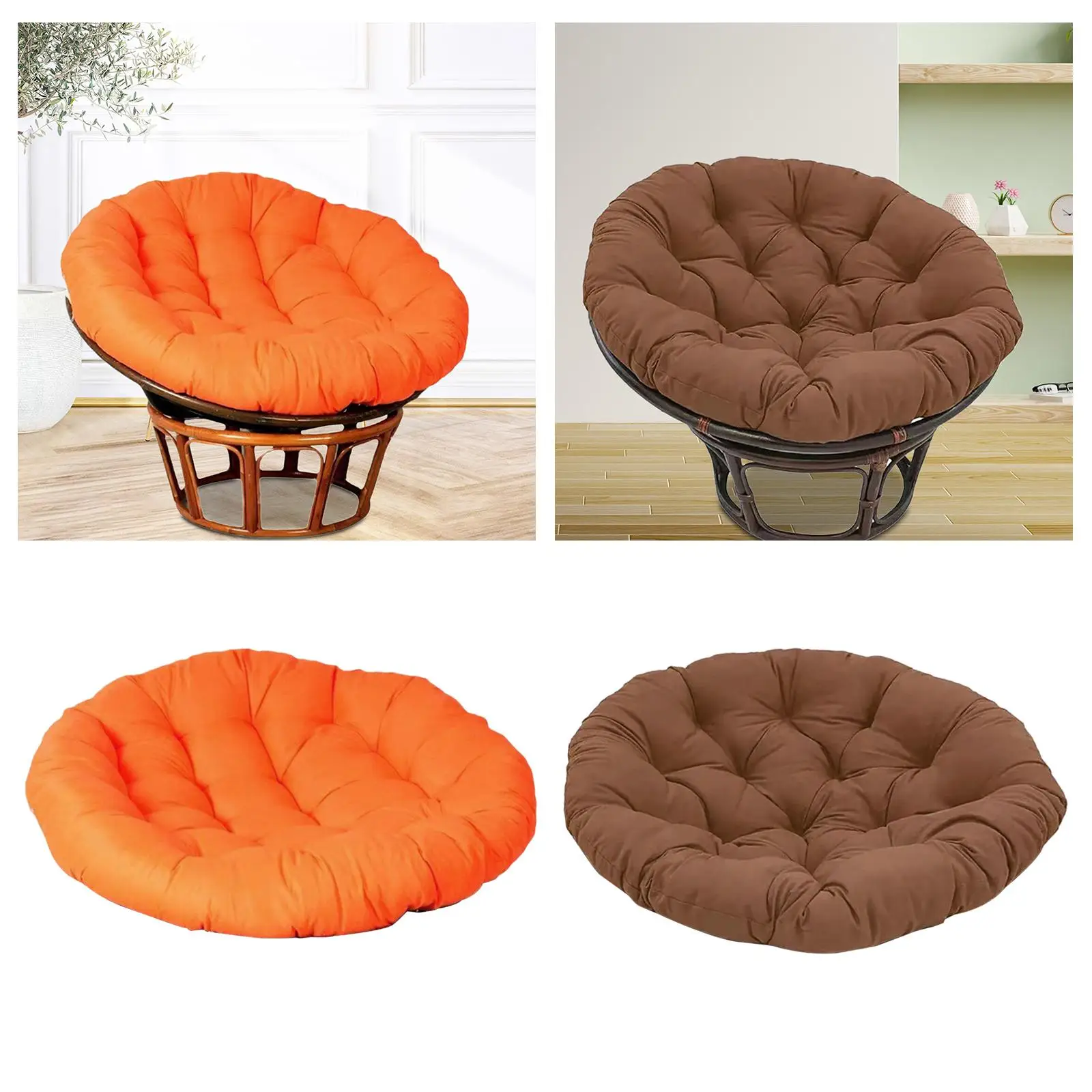 Outdoor Seat Cushion 50cm Portable Swing Hanging Chair Cushion for Garden Egg Chair Hammock Hanging Chair Office Indoor Outdoor