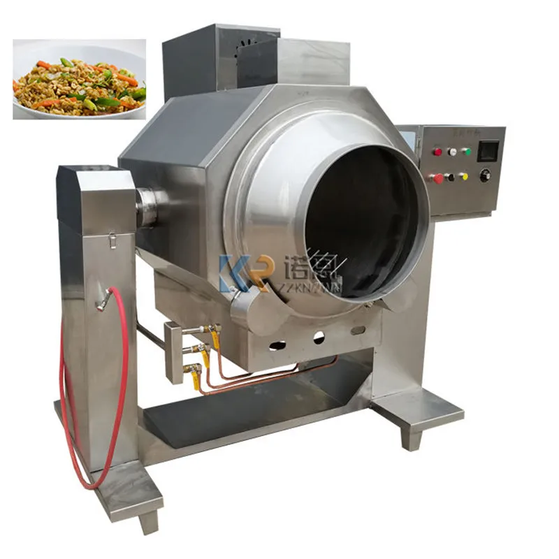 

Commercial Food Drum Cooking Machine Automatic Gas Intelligent Drum g Mixing Cooking Machine Price for Restaurant