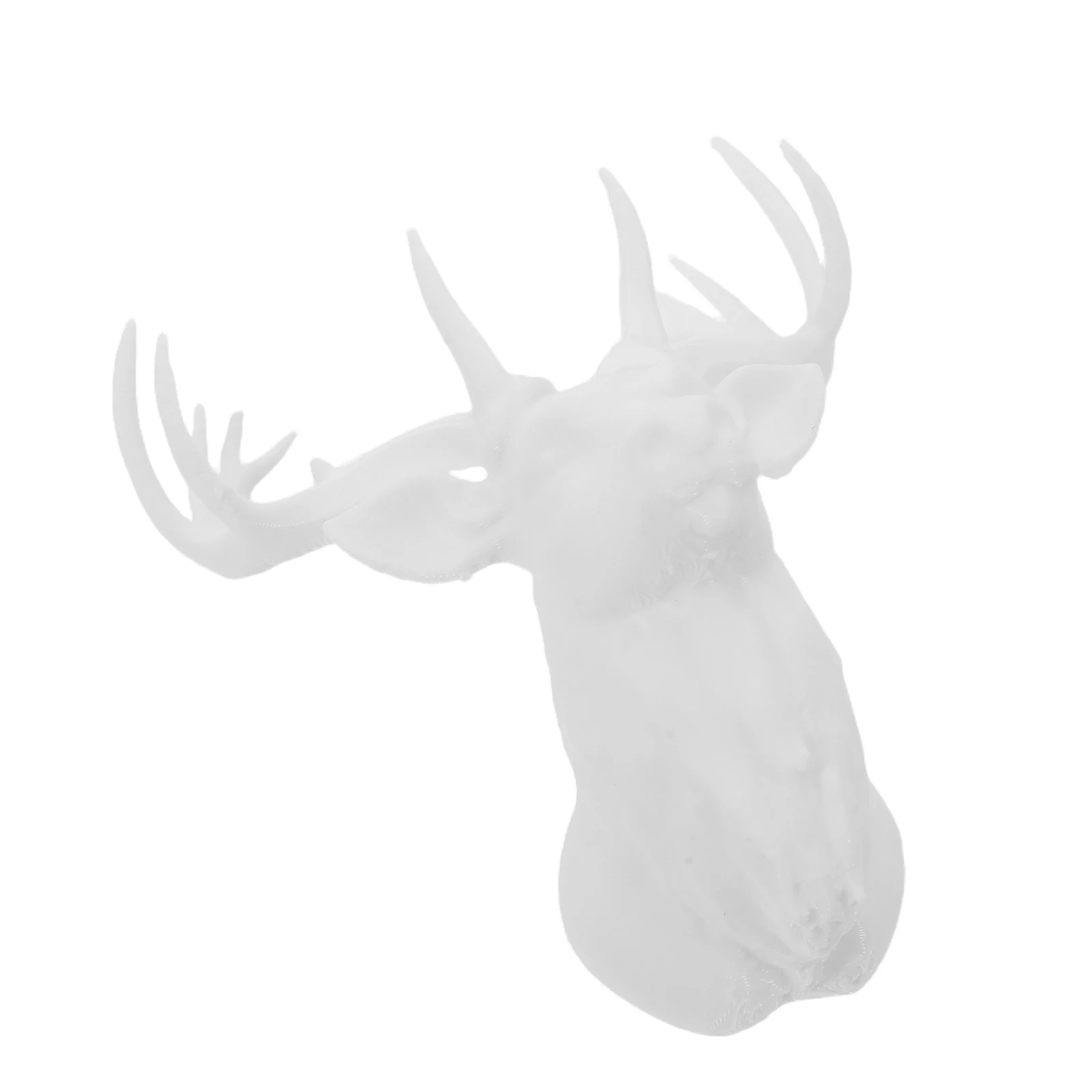 

Miniature Deer Head Wall Art Plastic Faux Animal Statue For Dollhouse Decor Rustic Boho Home Decoration - Mini Deer Skull