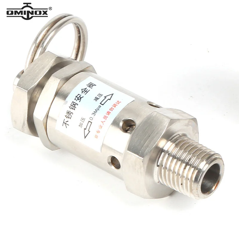 SS304 pressure relief valves 1/4