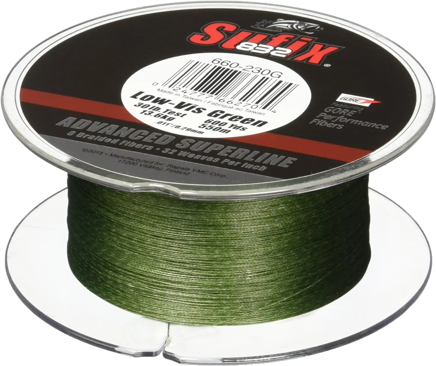 

Sufix 832 Braid Line-600 Yards (Green, 10-Pound)