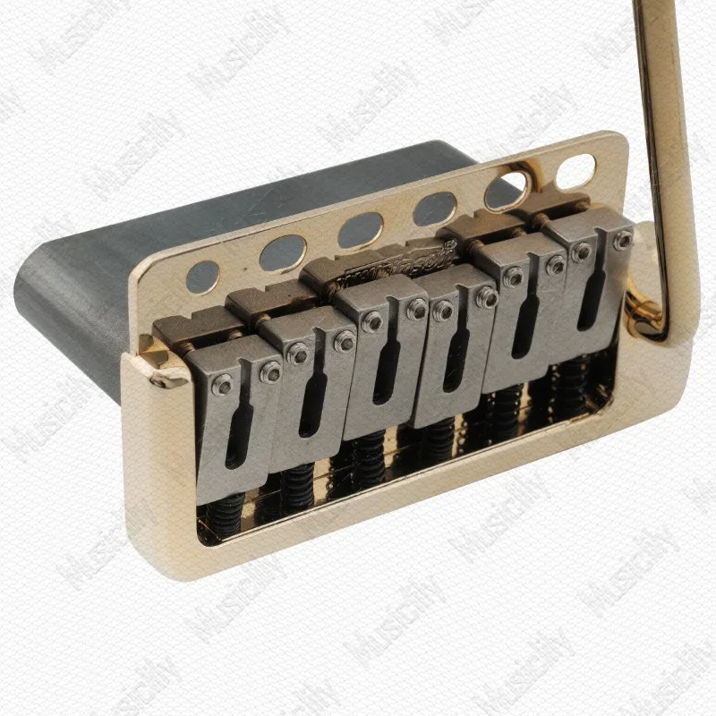 

54mm Wilkinson WVP6 Guitar Tremolo Bridge 5+1 Stainless Steel Saddles Solid Steel Base Block 6 String Floating Tremolo System